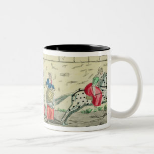 Taza Bicolor Guardia avanzado de las mujeres que van a