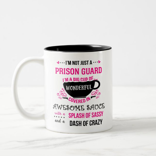 Taza Bicolor Guardia de Prisiones Maravillosa e Impresionante (Izquierda)