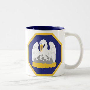 Taza Bicolor Guardia Nacional Louisiana - Mug