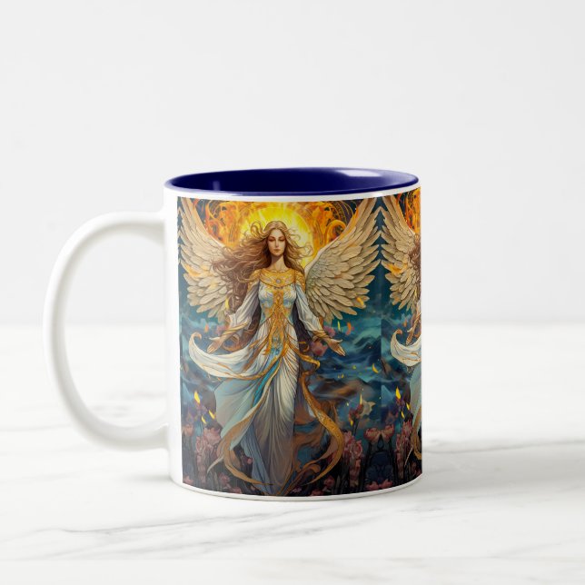 Taza Bicolor Guardian Angel 23-GA Mug (Izquierda)