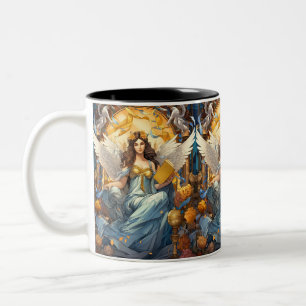 Taza Bicolor Guardian Angel G-16