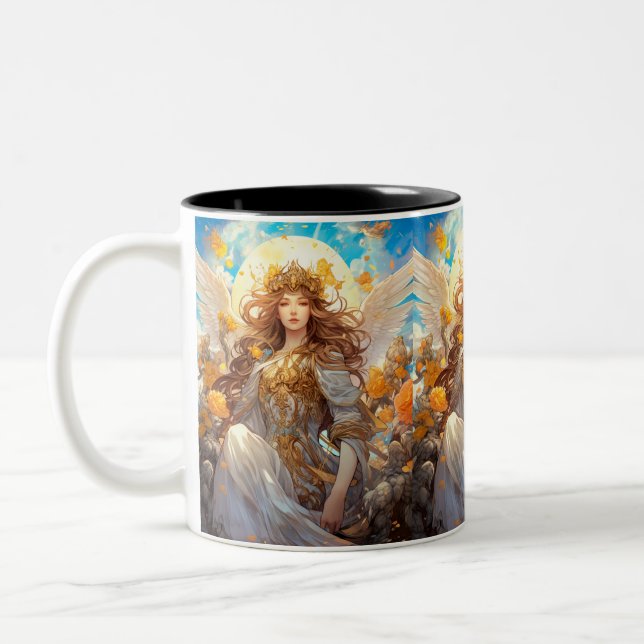 Taza Bicolor Guardian Angel G-18 (Izquierda)