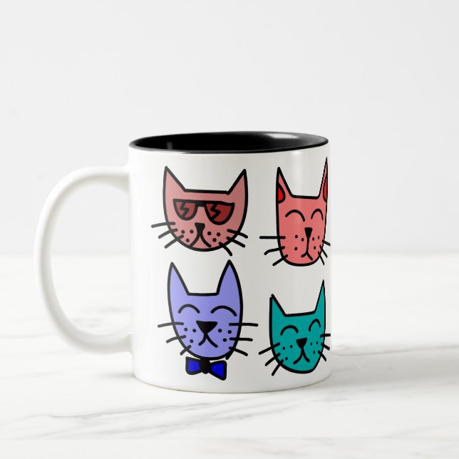 Taza Bicolor Guay Cat Lover Mug (Izquierda)