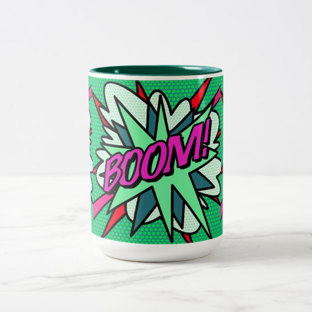 Taza Bicolor Guay Modern Comic Book BOOM Fun (Centro)