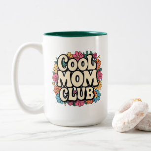 Taza Bicolor Guay Mom Club Mug - Regalo del Día de la Madre