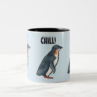 TAZA BICOLOR GUAY PENGUIN MUG