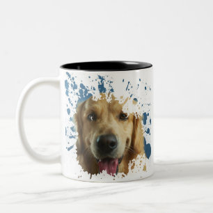 Taza Bicolor Guay Puppy Artwork