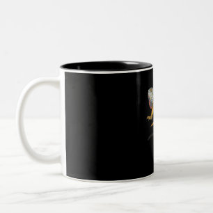 Taza Bicolor Guay Rasgo de Iguana Tropical, Regalo Mascota