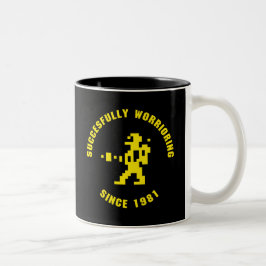 Taza Bicolor Guerrero - amarillo negro