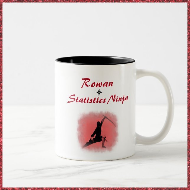Taza Bicolor Guerrero de Ninja Rojo de Guay (Subido por el creador)