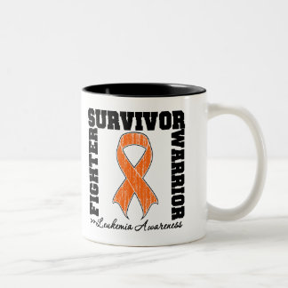 Taza Bicolor Guerrero del combatiente del superviviente de la