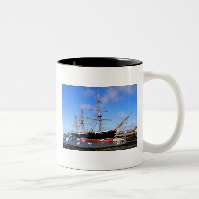 Taza Bicolor Guerrero del HMS (Derecha)