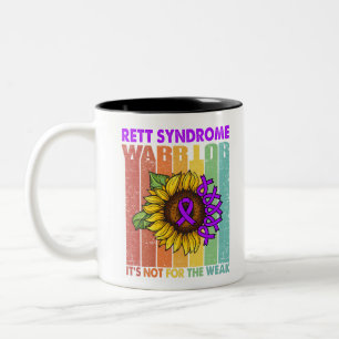 Taza Bicolor Guerrero del síndrome de Rett no es para débiles