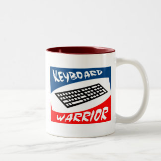 Taza Bicolor guerrero del teclado