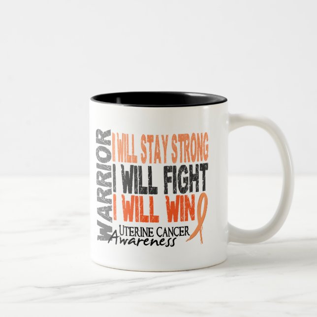 Taza Bicolor Guerrero uterino del cáncer (Derecha)