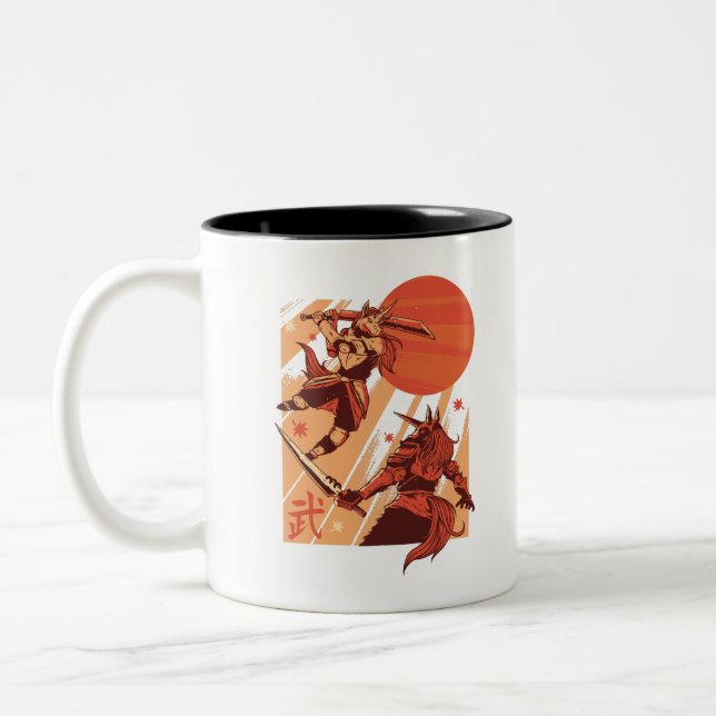 Taza Bicolor Guerreros de Unicornio (Izquierda)