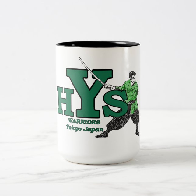 Taza Bicolor Guerreros de Yamato HS Japón (Centro)