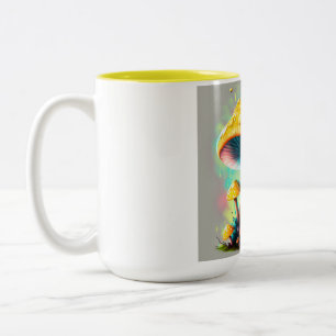 Taza Bicolor Guessowii Amanita Muscaria Mug