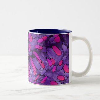 Taza Bicolor Guijarros púrpuras
