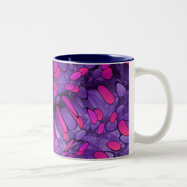 Taza Bicolor Guijarros púrpuras (Derecha)