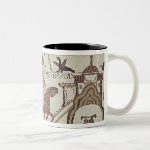 Taza Bicolor Guillermo el conquistador llega Bayeux