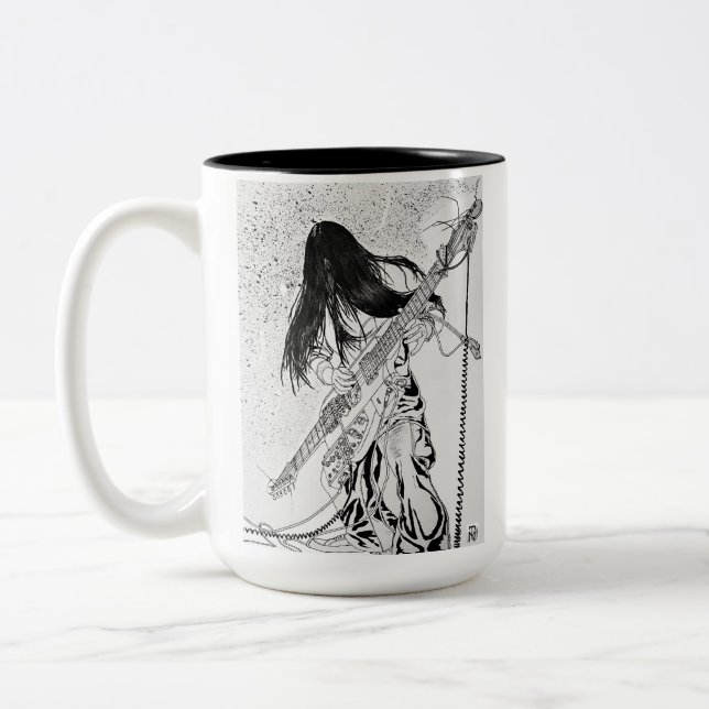 Taza Bicolor Guitar Mug (Izquierda)