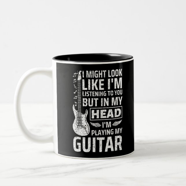 Taza Bicolor Guitar Music (Izquierda)