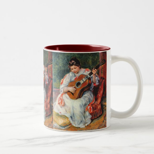 Taza Bicolor Guitarista (Derecha)