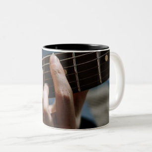 Taza Bicolor Guitarra Awesome