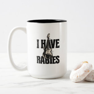 Taza Bicolor Guitarra Espíritu Salvaje Tiene Energía de Rabia