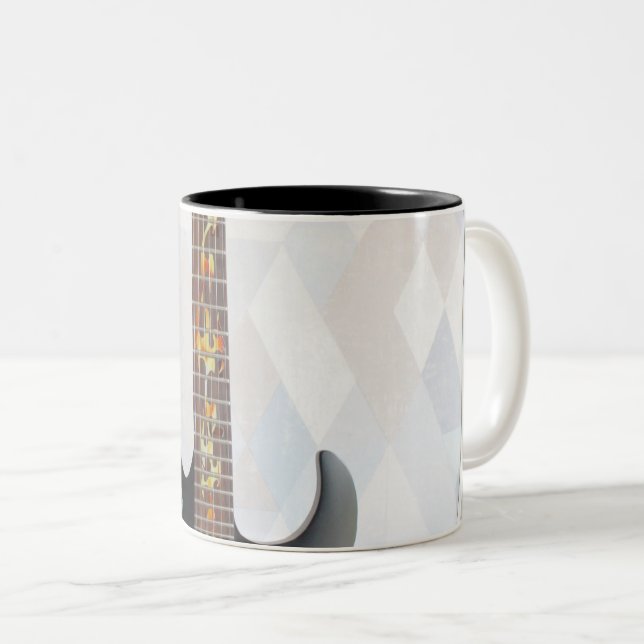 Taza Bicolor Guitarra Linda (Anverso derecho)