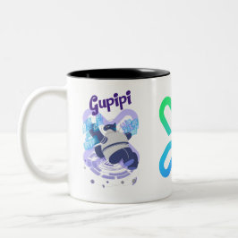 Taza Bicolor Gupipi coffee cup