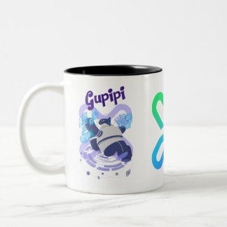 Taza Bicolor Gupipi coffee cup