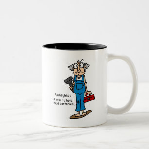 Taza Bicolor Gus on Flashlights camisetas y regalos