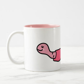 Taza Bicolor gusano
