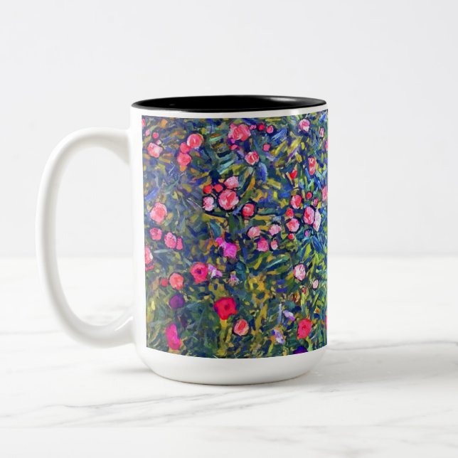 Taza Bicolor Gustav Klimt Italian Garden (Izquierda)