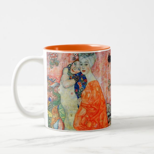 Taza Bicolor Gustav Klimt - Mujeres amigas (Izquierda)