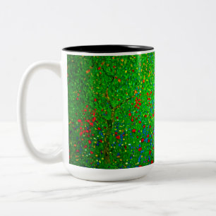 Taza Bicolor Gustav Klimt Poppy Field