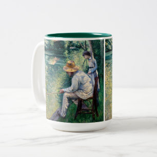 Taza Bicolor Gustave Caillebotte - Pesca con caña