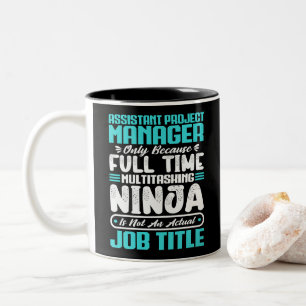 Taza Bicolor Habilidades laborales de Asistente de Gerente de P