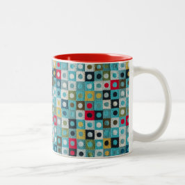 Taza Bicolor Habitación familiar Squircleghan 11 oz dos tonos M