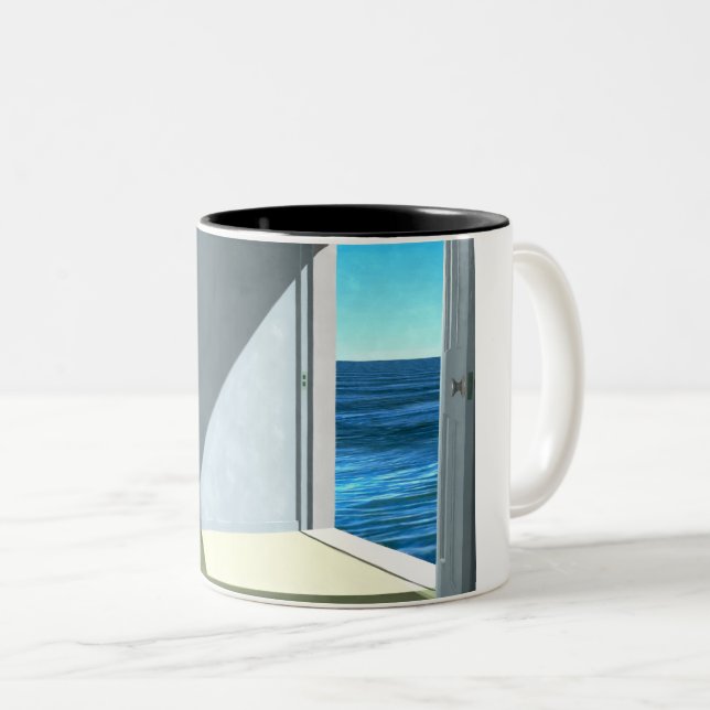 Taza Bicolor Habitaciones frente al mar (Anverso derecho)