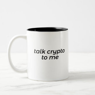 Taza Bicolor Hablar criptográfico conmigo