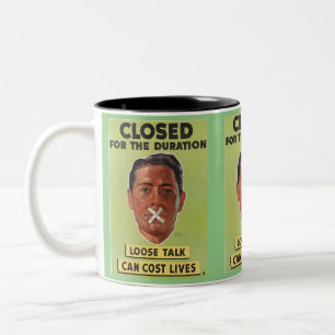 Taza Bicolor Hablas demasiado