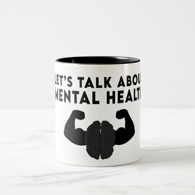 Taza Bicolor Hablemos de salud mental (Centro)