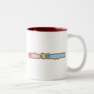 Taza Bicolor Hacerlo realidad