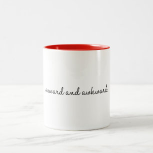 Taza Bicolor Hacia adelante y torpe