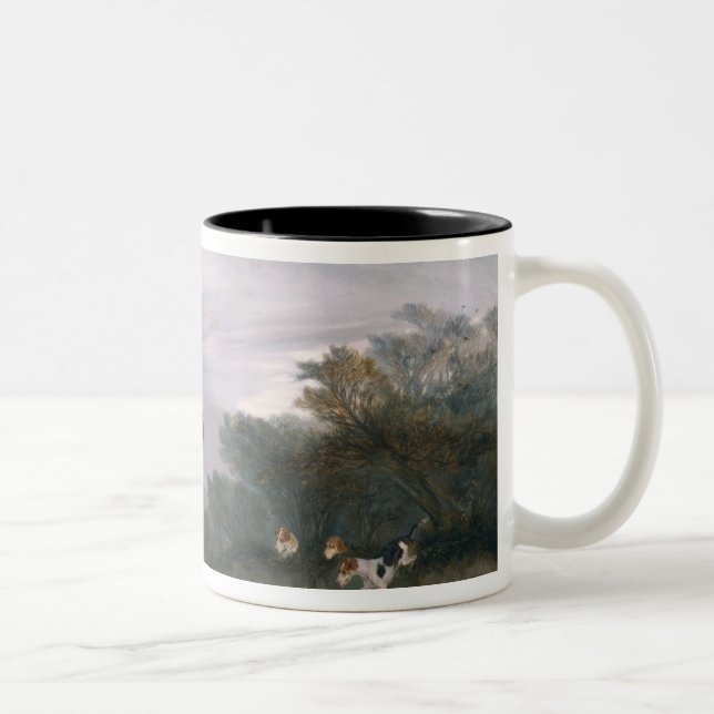 Taza Bicolor Hacia fuera cazando, 1841 (Derecha)