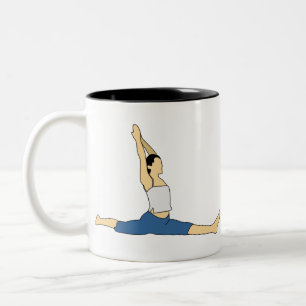 Taza Bicolor Haciendo Yoga