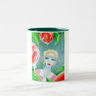 Taza Bicolor Hada de Frost en la huerta del melocotón